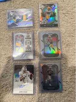 ROMEO DOUBS RC LOT  OF 6….JERSEY AUTO /25 SILVER PRIZM PATRIOTS