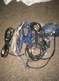 Monster cables and other misc cables audio svideo etc