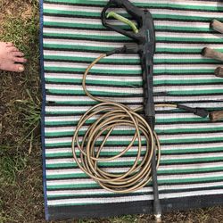 Green works pressure, washer, gun, and hose