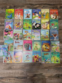 Disney little golden books vintage lot of 31