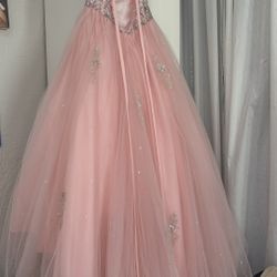 PINK QUINCEAÑERA DRESS