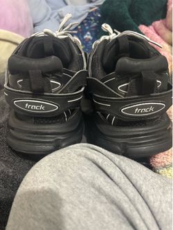 balenciaga tracks black and white