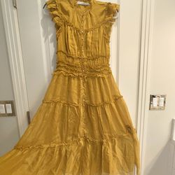 Ulla Johnson 100% Silk Dress