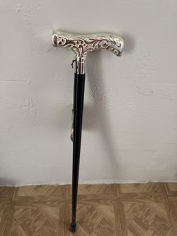 Silver cane