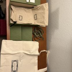 Extra Gucci Tote Bag, Shoe Box, Extra Laces, Shoe Dust Bags