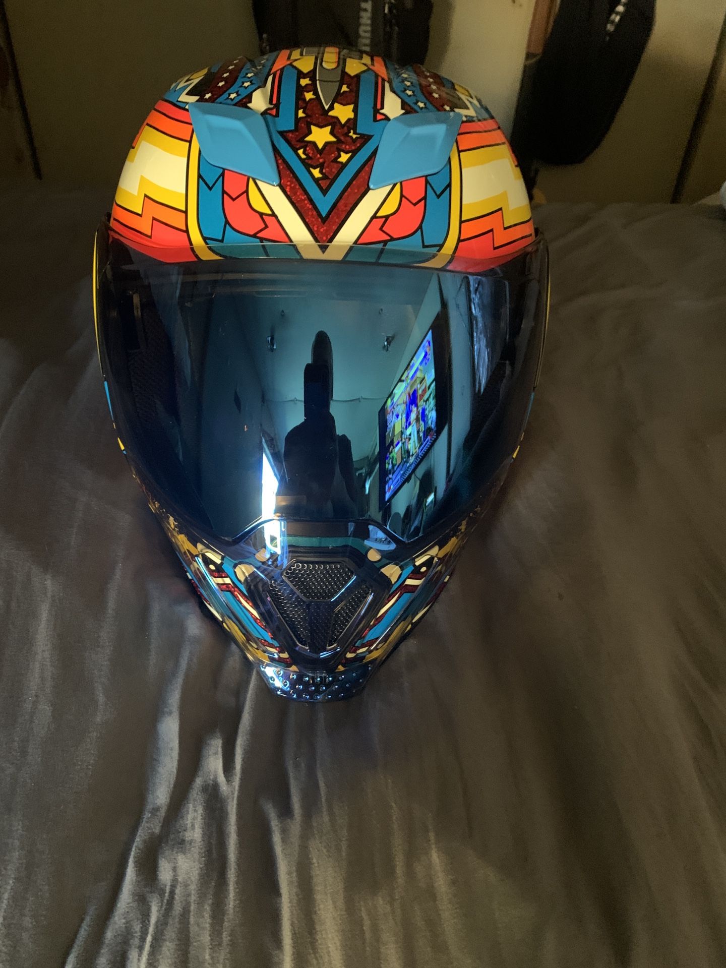 Icon Airflite Full Faced helmet XXL "Flyboy"