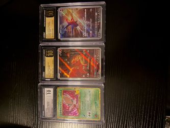 3 Pokemon Slabs willing to negotiate (2 pristine,1gem mint)