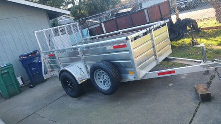 5 x10 aluminum trailer 2023 excellent condition