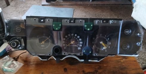 71-72 Chevelle Monte Carlo El Camino SS Dash Cluster Idiot light FLOOR SHIFT