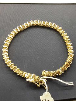 Tennis Bracelet - Yellow Gold 14k (.585) 12.6 grams 8 inch
