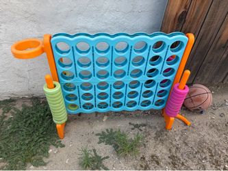 Giant Connect Four Lawn Game