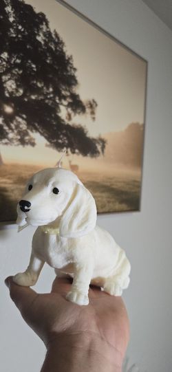 A candle in the form of a puppy