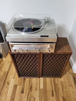 Pioneer Receiver, Turntable, Speakers