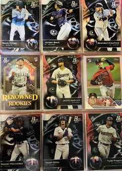 Baseball Card Lot – Rookie & Star Players – Bowman Chrome / Topps 
