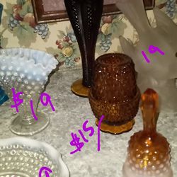 All Kinds Vintage Glass Mostly Fenton Price In Pics  Obo