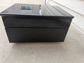 Black nightstand