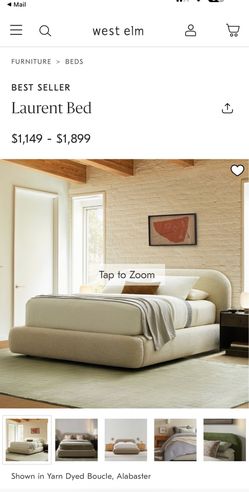 West Elm Laurent Bed