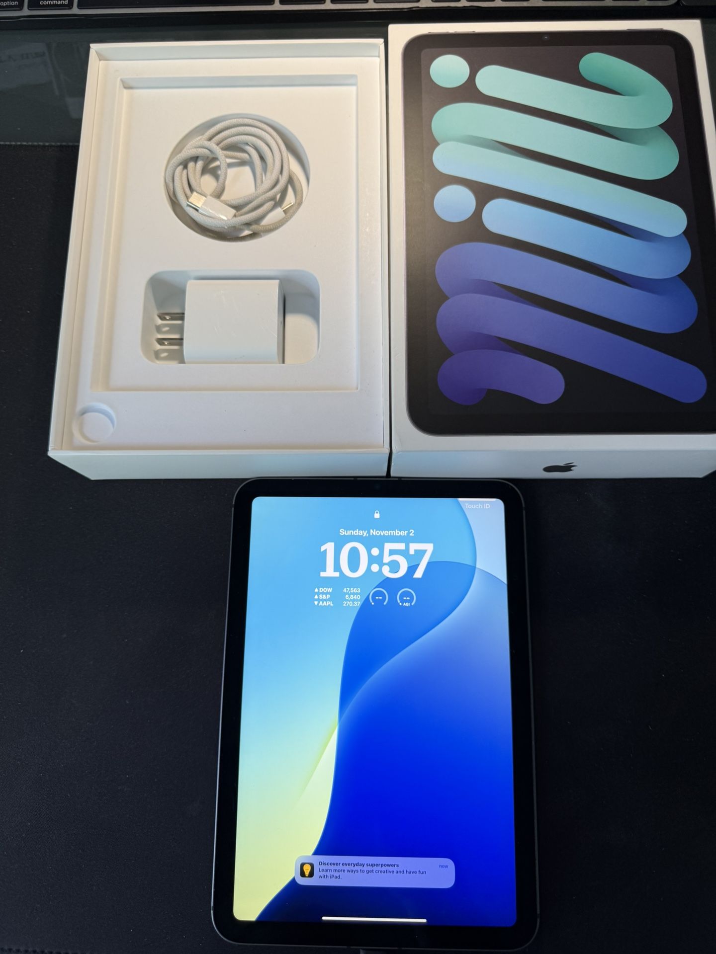 iPad Mini 6 UNLOCKED 64GB  (WIFI+CELLULAR)