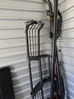 Black Side Steps And Gront Grille Guard 