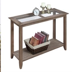 Driftwood High Quality New In Box Wooden Console Table