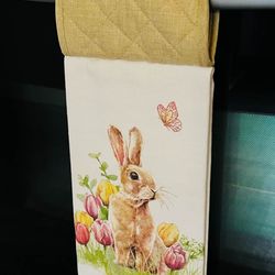 New Spring Rabbit Kitchen Towel