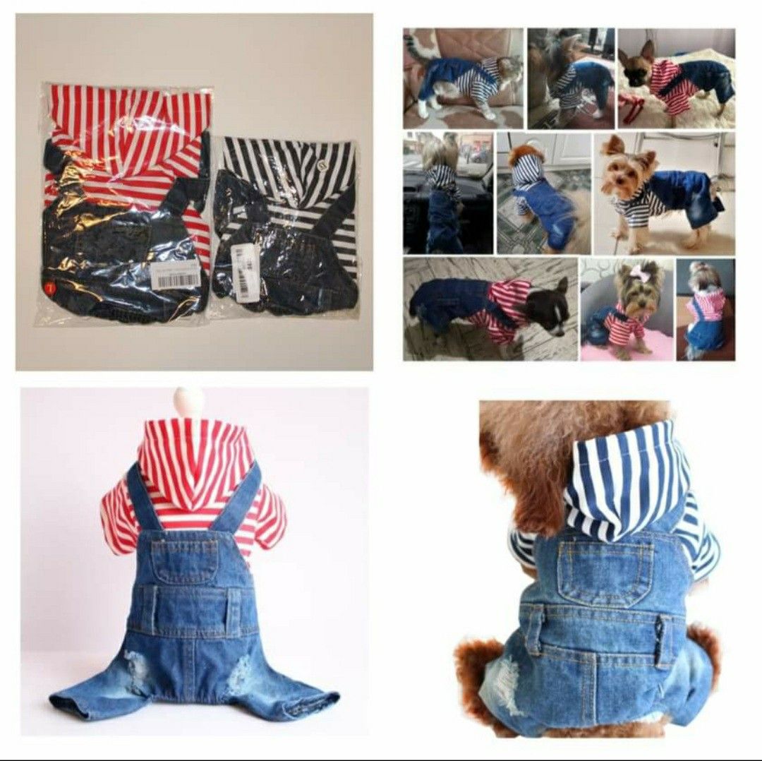 Pet Denim Outfit Costume - NEW