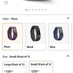 Fitbit Charge 2 Plum Purple Small