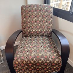 Custom Multicolor Upholstered Chair