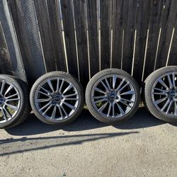 INFINITI Q50 RED SPORT WHEELS 