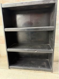 Free Black Bookshelf – 3 Shelf