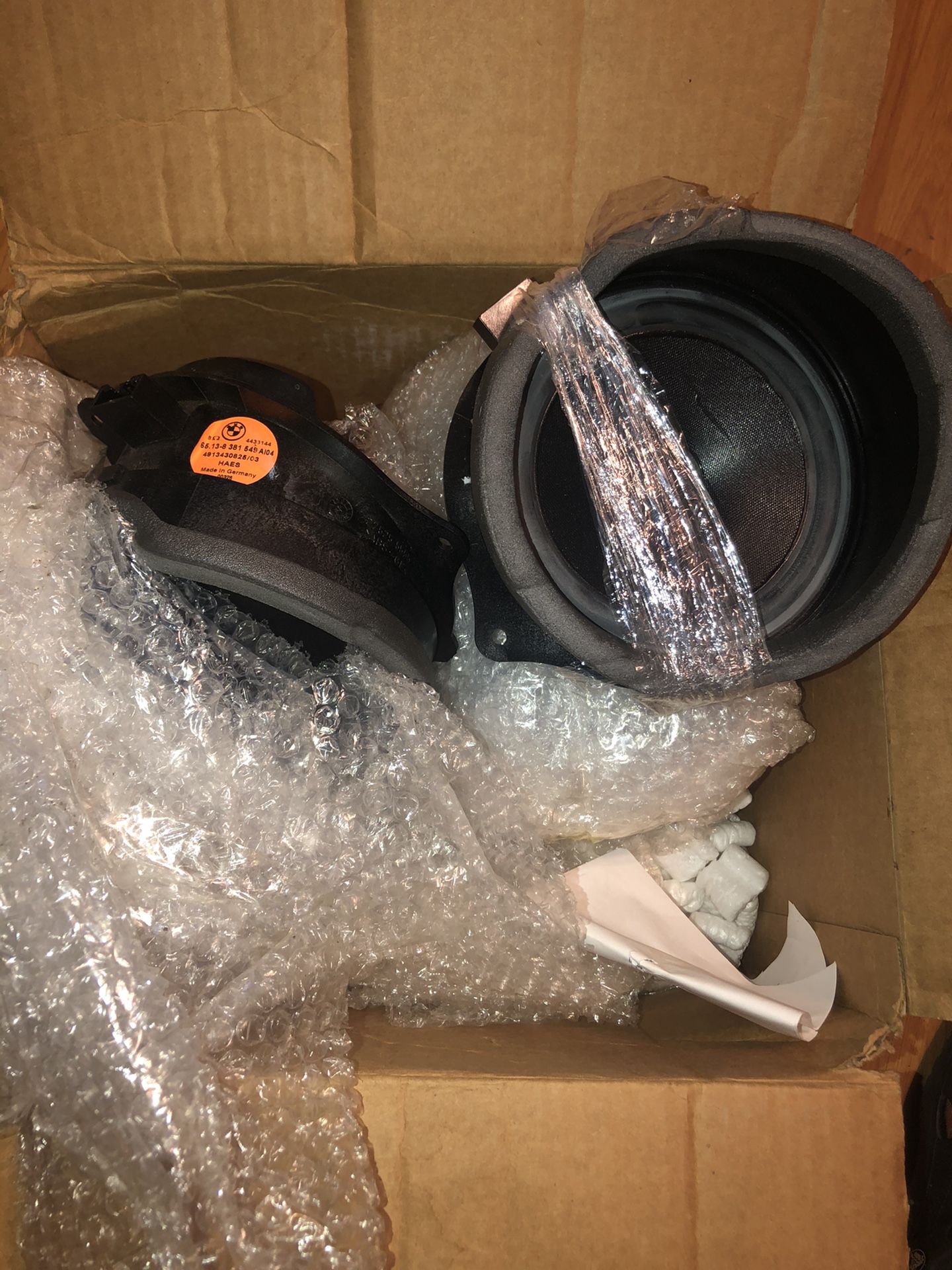 Set Of 4 BMW Speakers Original Parts