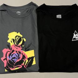 Vintage HUF + Diamond Supply Co Tees T-Shirts Lot Pair Bundle VNDS