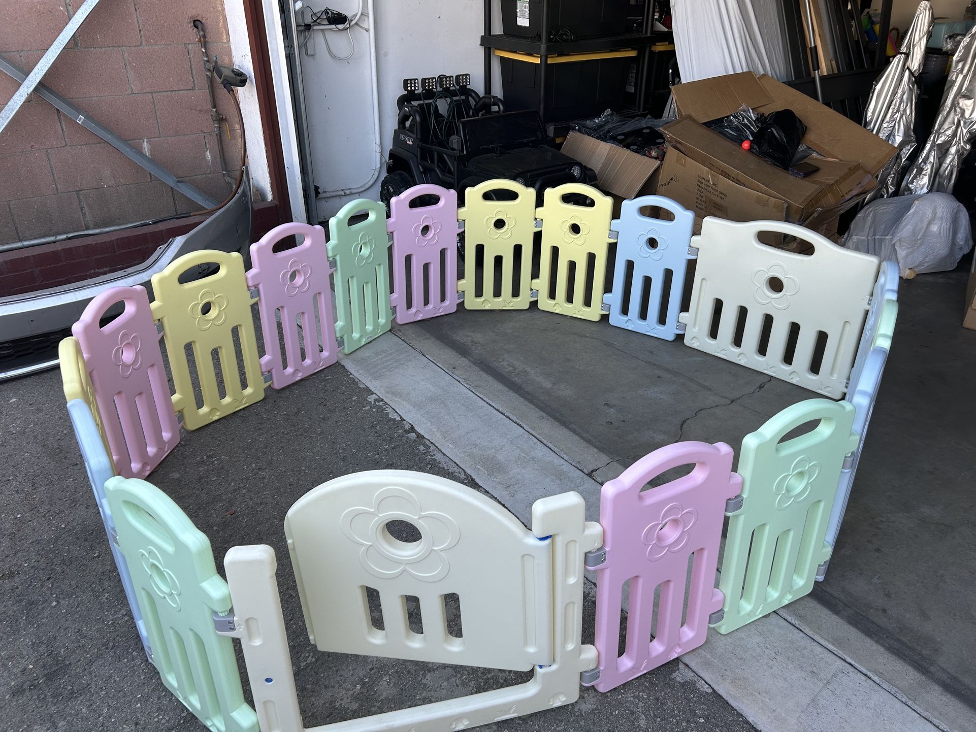 Panels Baby Playpen Playard Safety Gate