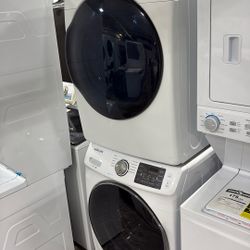 Samsung Washer And Gas Dryer Set Stackable 