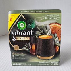 Air Wick Vibrant Essential Mist Diffuser & Refill Kit NEW