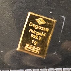 1g Gold Bars