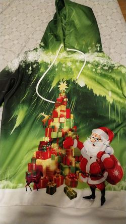 Men's ugly Christmas sweater hoodie