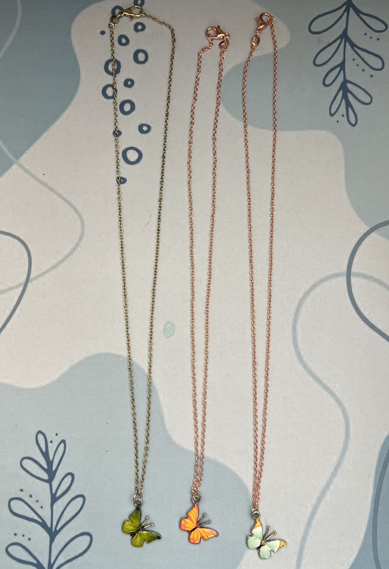 Butterfly Charm Necklaces 