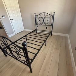 Twin Metal Bed