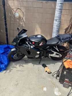 Honda CBR Sport Motorcycle Matte Black