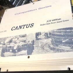 Cantus 600 Watts 2 Channel Amplifier 