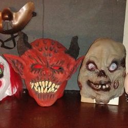 Halloween Masks " Adult Size Latex"