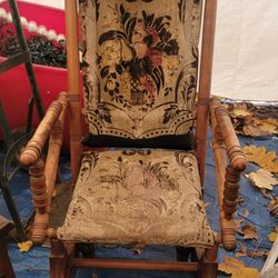 Antique Victorian Rocker Rocking Chair 