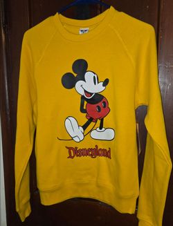 Disney Mickey Mouse Pullover Sweatshirt for Adults – Disneyland Small New