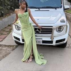 Sage Prom Dress