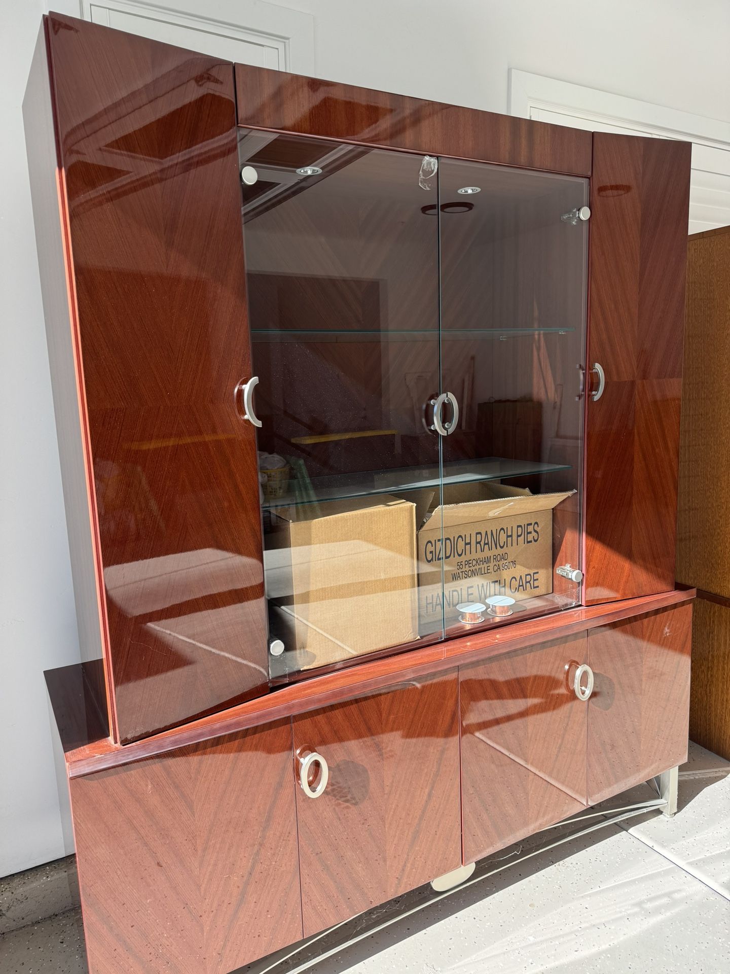 Italian Wood Armoire