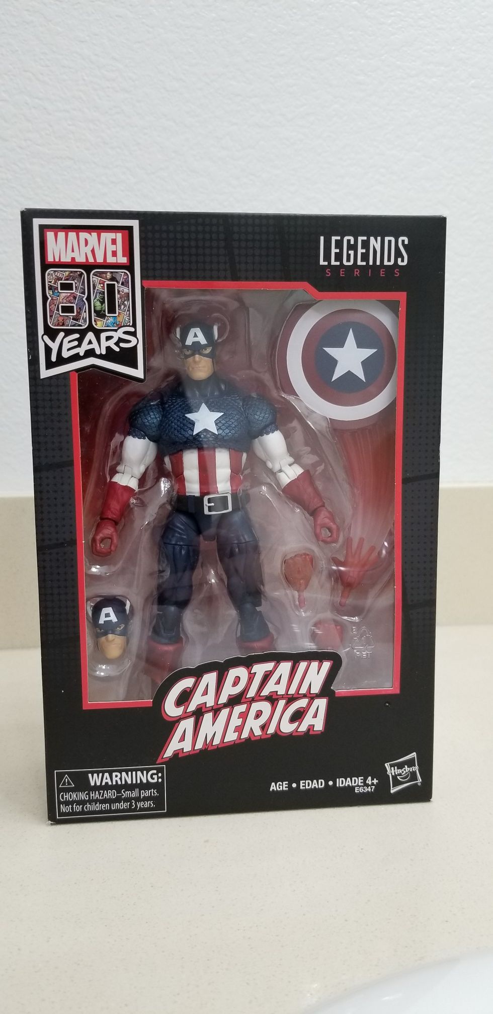 Marvel Legend 80th Captain America Walmart Exclusive