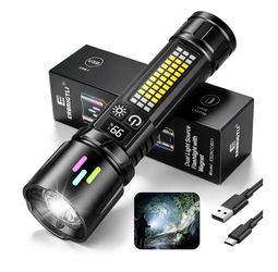 New Rechargeable Flashlight High Lumens with Magnetic Base