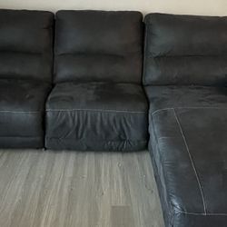 L Shape Recliner Sectional  