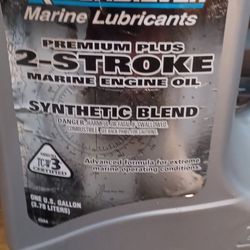 Quicksilver Advanced Premium Plus TC-W3 2-Cycle Outboard Oil - Synthetic Blend - 1 Gallon bottle